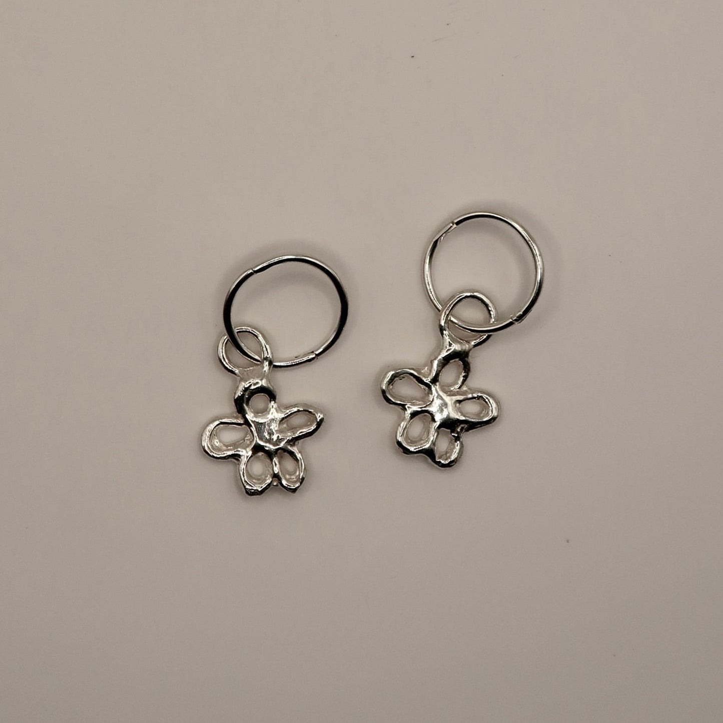 Flirty Flowers Hoops