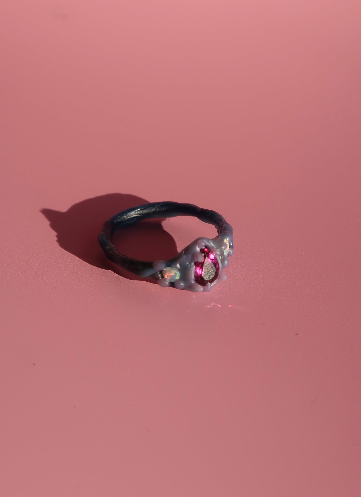 Wax - Garnet Fae Ring