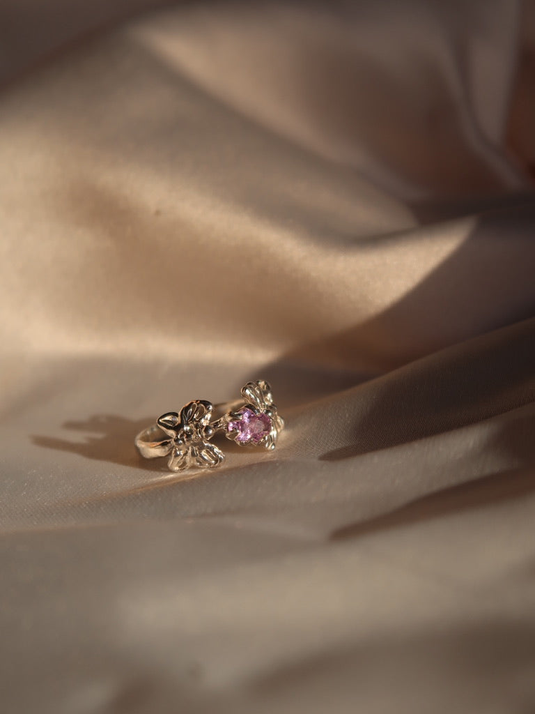Bespoke Solitaire Butterfly Ring