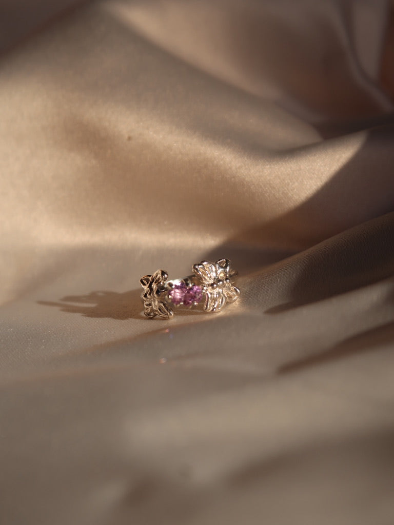 Bespoke Solitaire Butterfly Ring