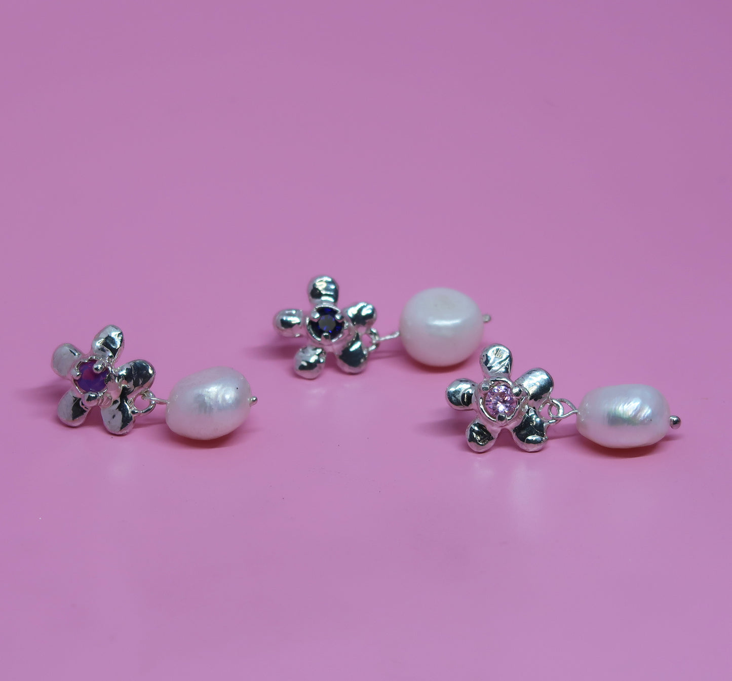 Flower Drop Earrings