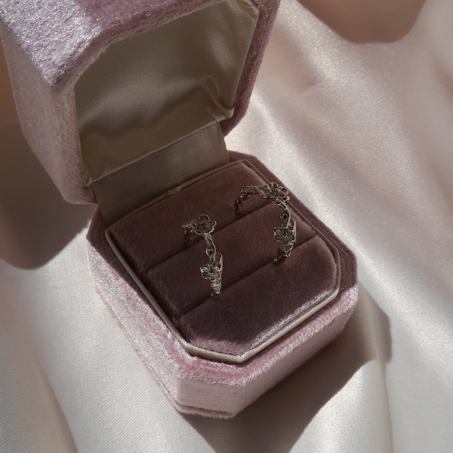 Small Wildflower Hoops