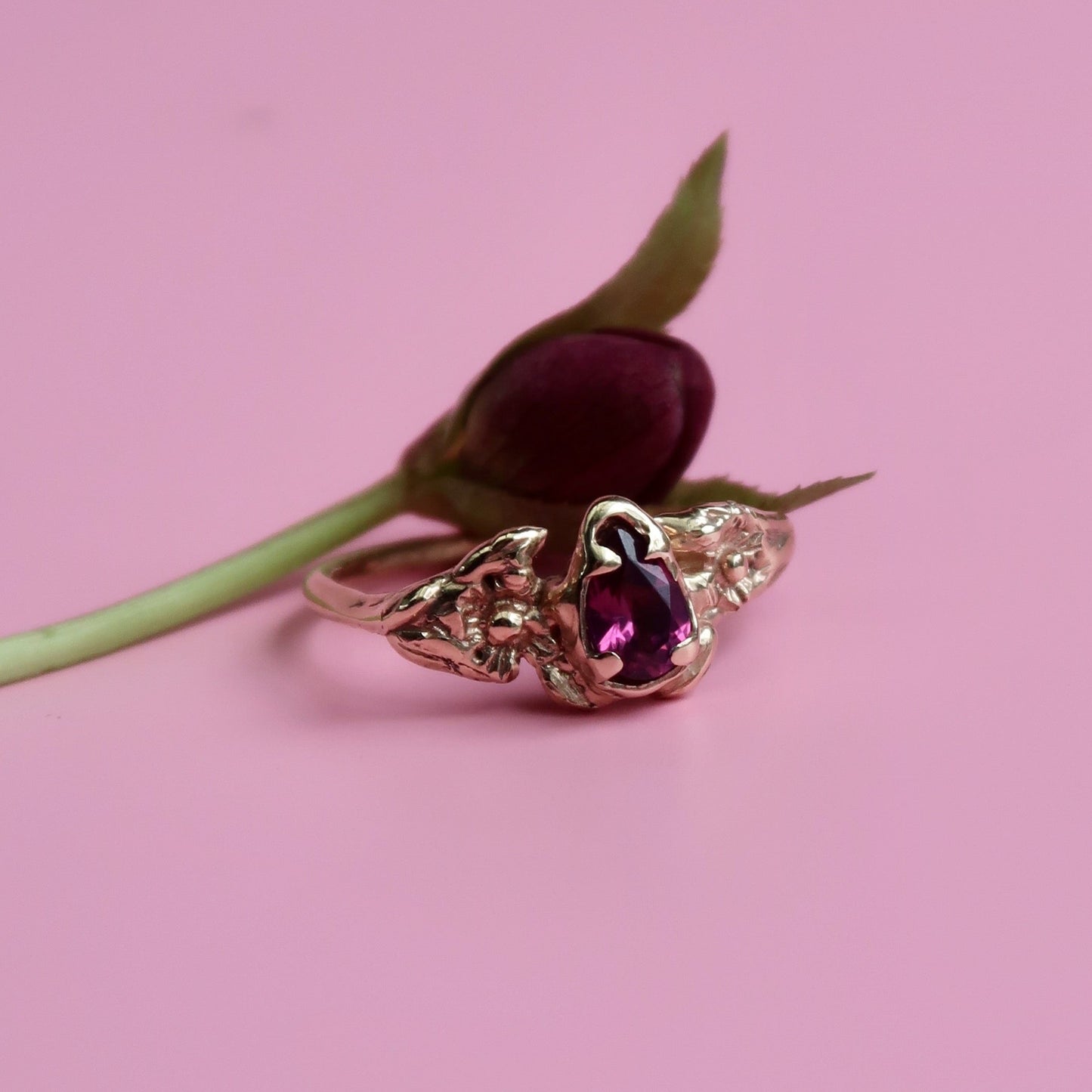 Bespoke Winter Rose Ring