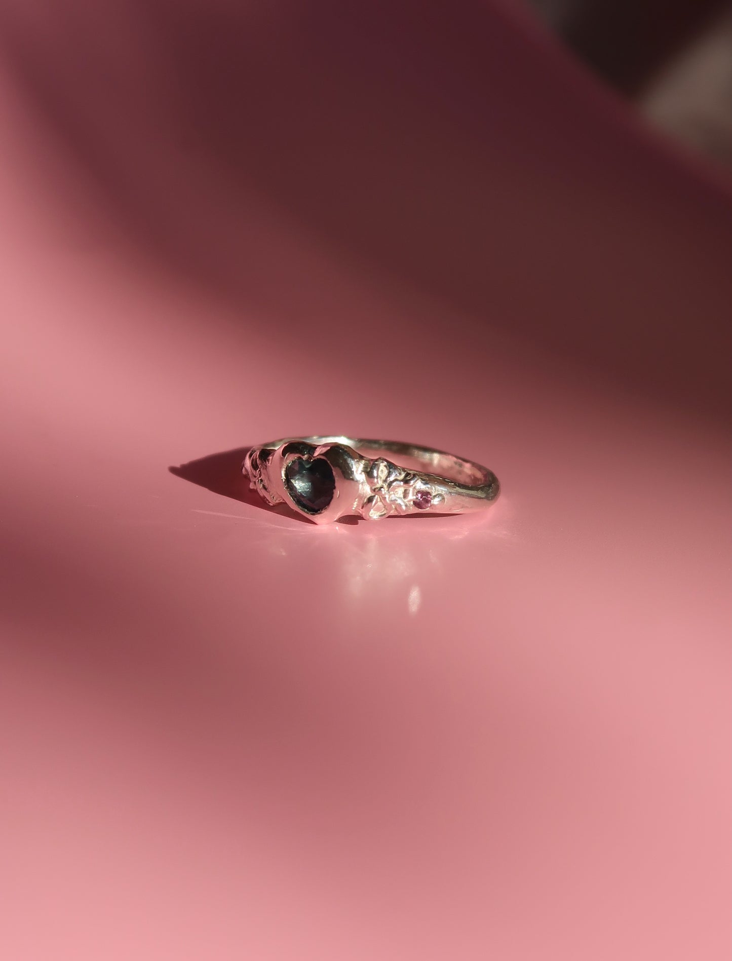 Bespoke Sapphire Sweetheart Ring