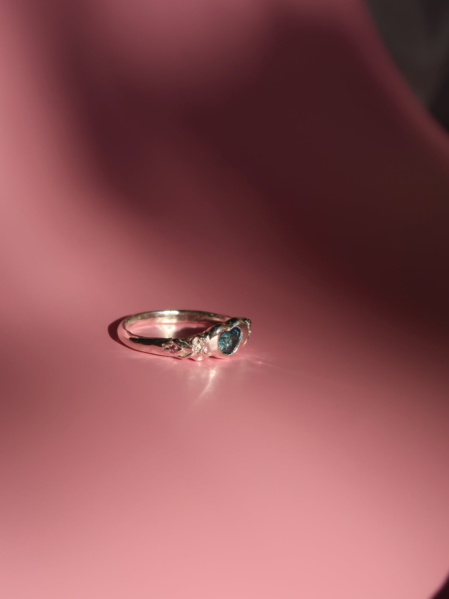 Bespoke Sapphire Sweetheart Ring