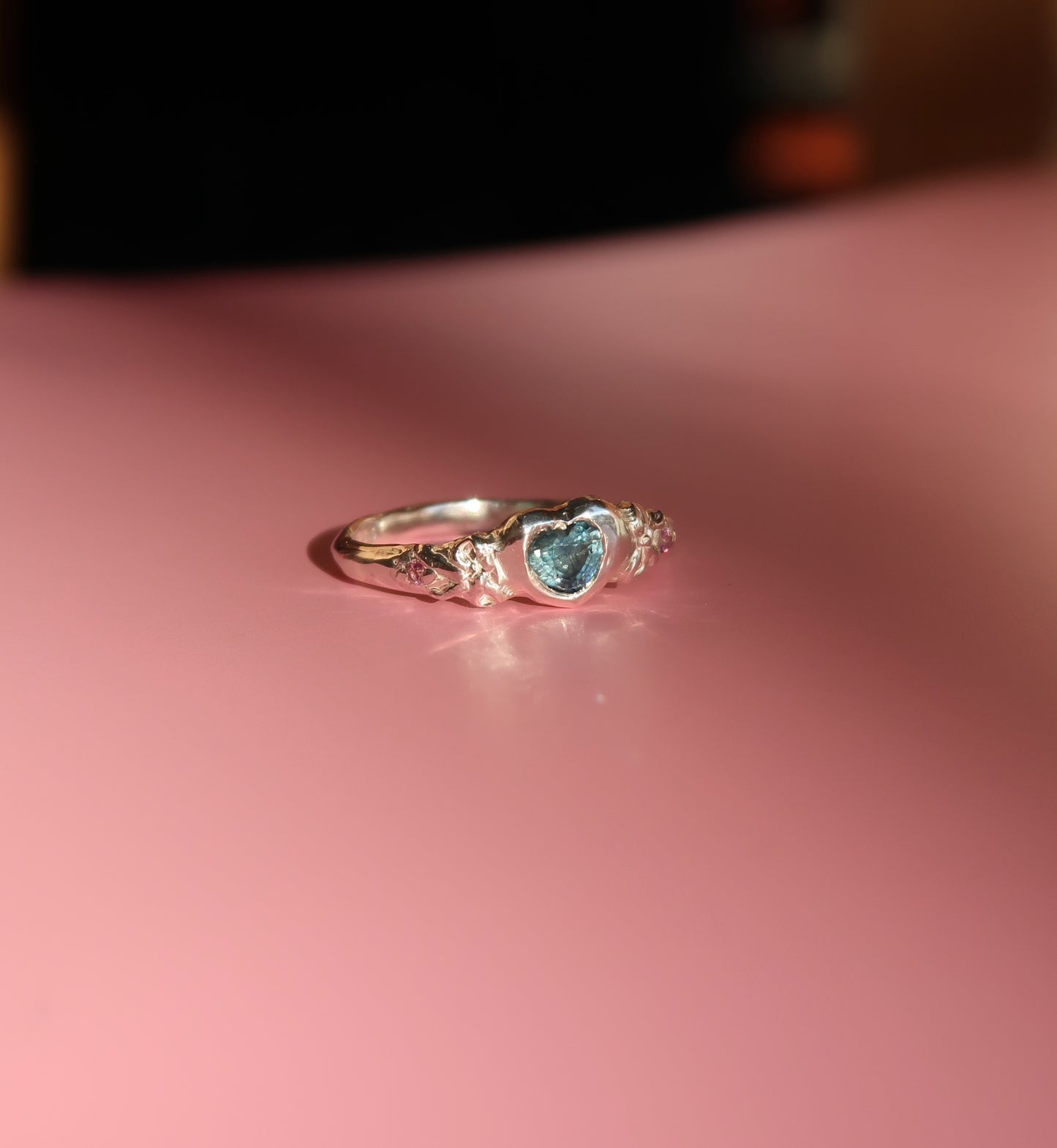 Bespoke Sapphire Sweetheart Ring