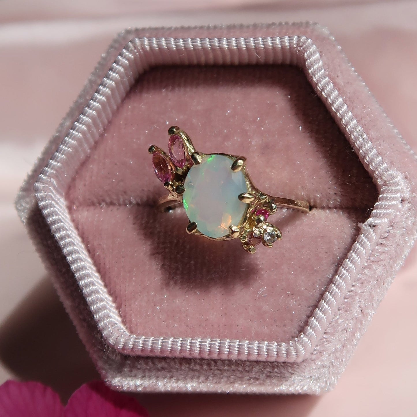 Bespoke Elsie Opal Ring