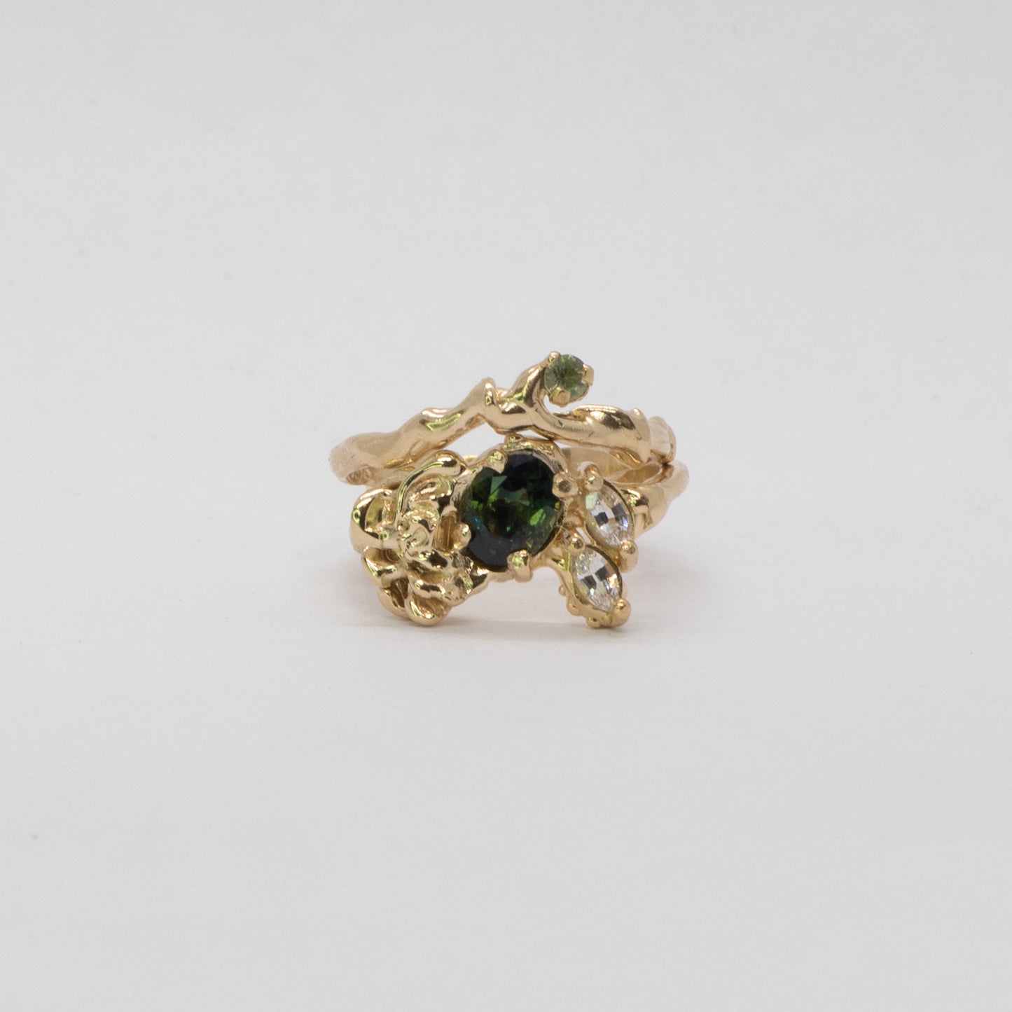 Bespoke Midnight Rose Sapphire Ring