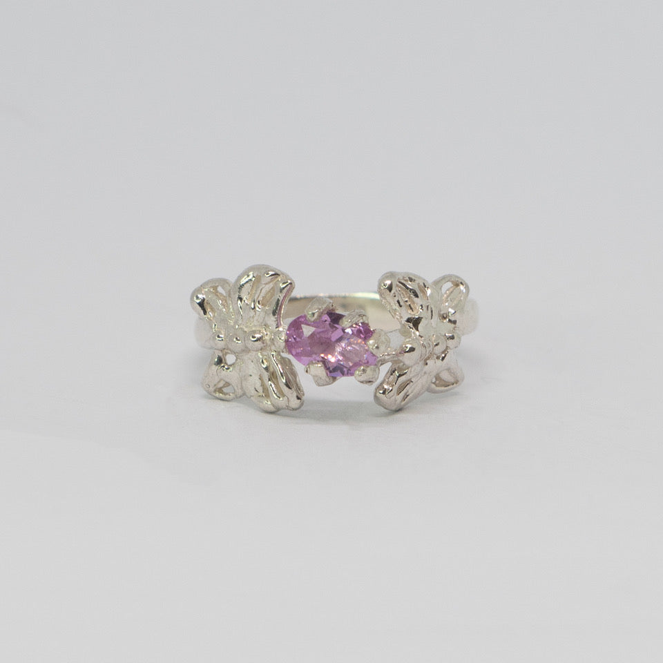Bespoke Solitaire Butterfly Ring