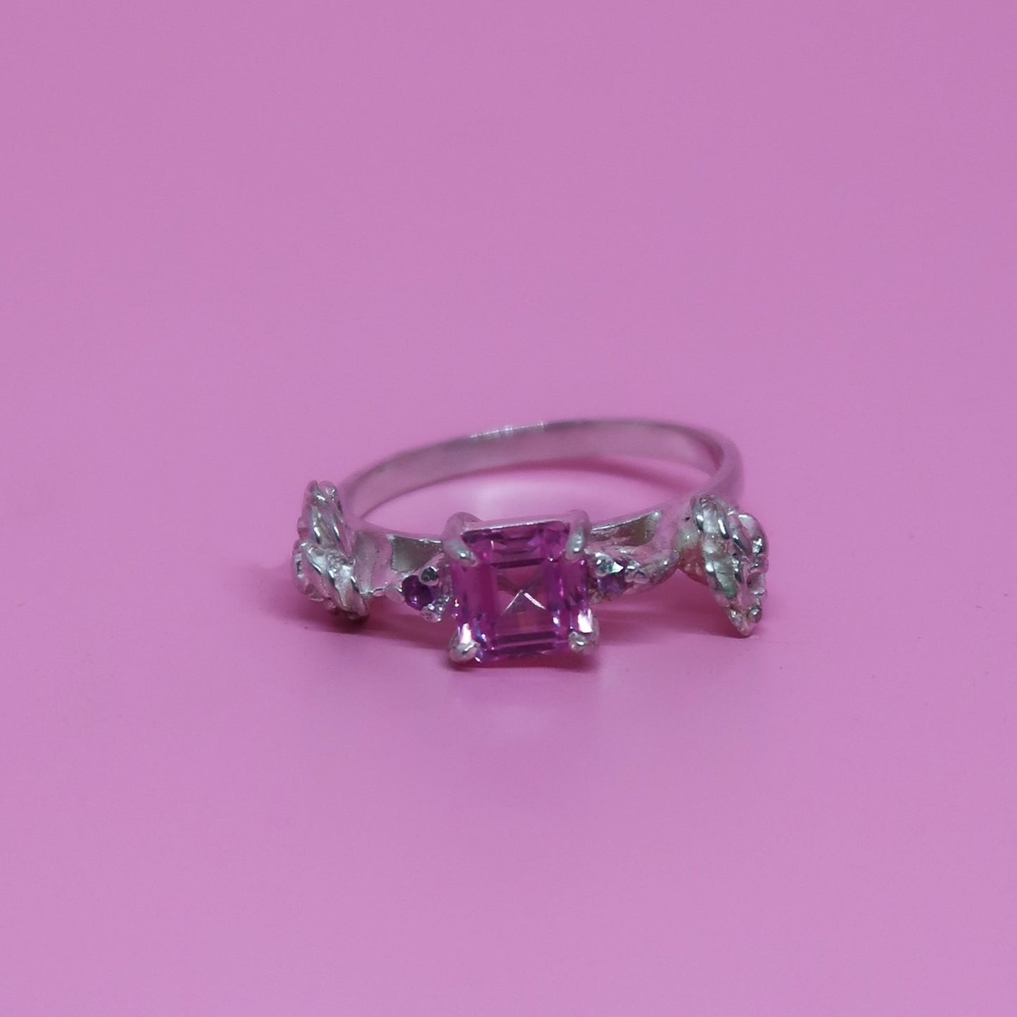 Bespoke Pink Rose Ring