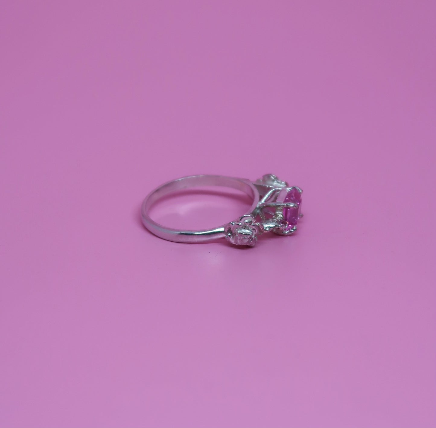 Bespoke Pink Rose Ring
