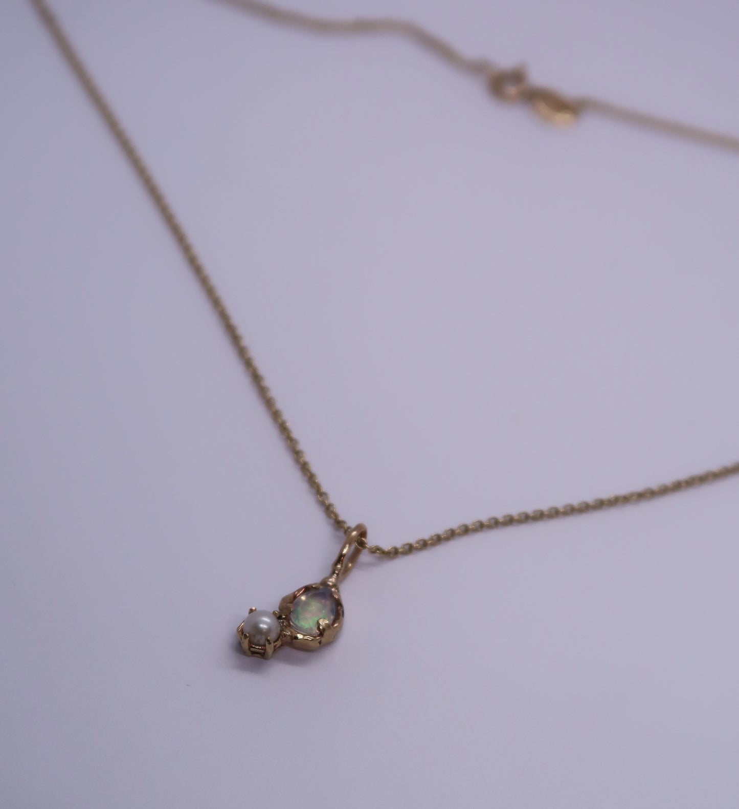 Bespoke Ethereal Pearl & Opal Necklace
