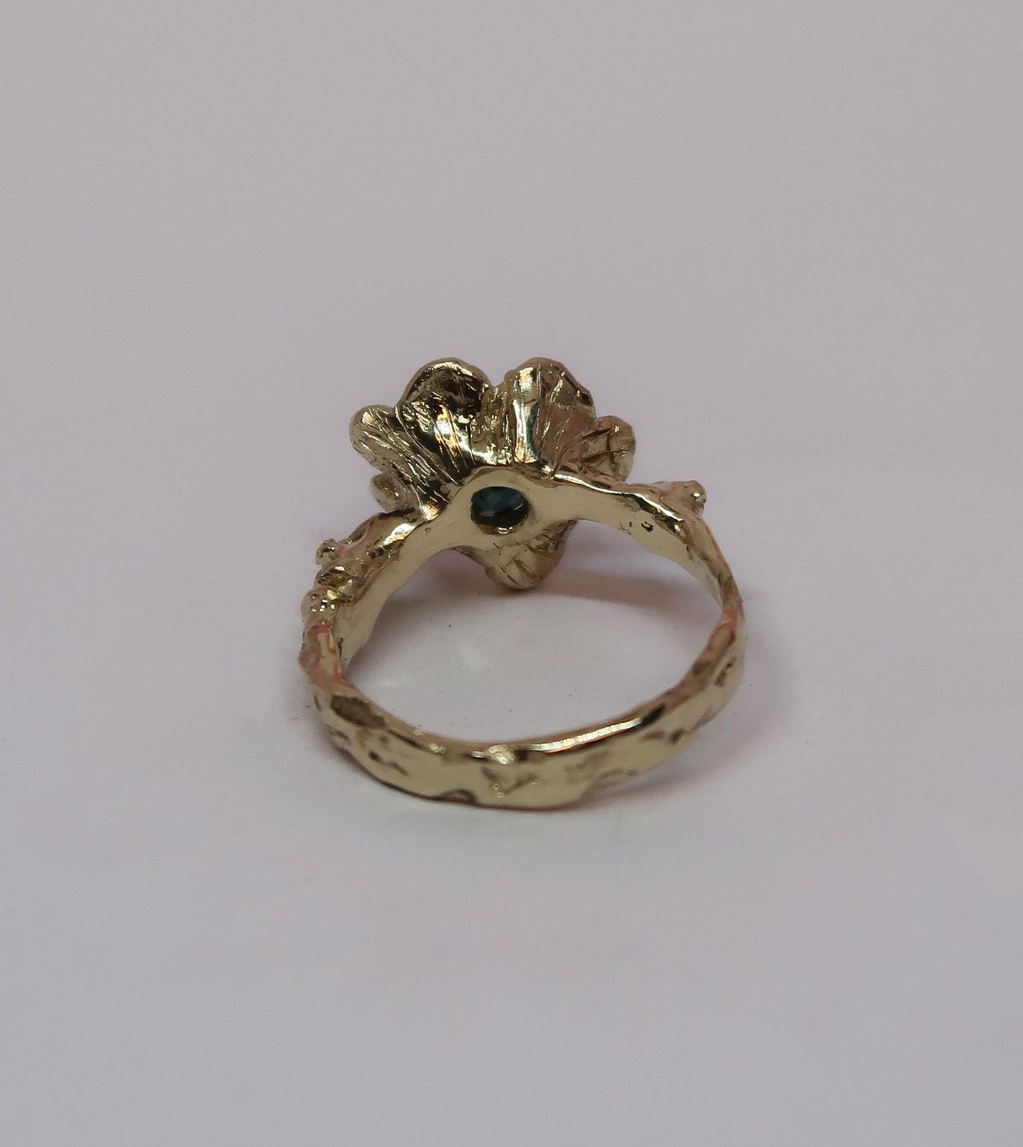 Bespoke Sapphire Pansy Ring