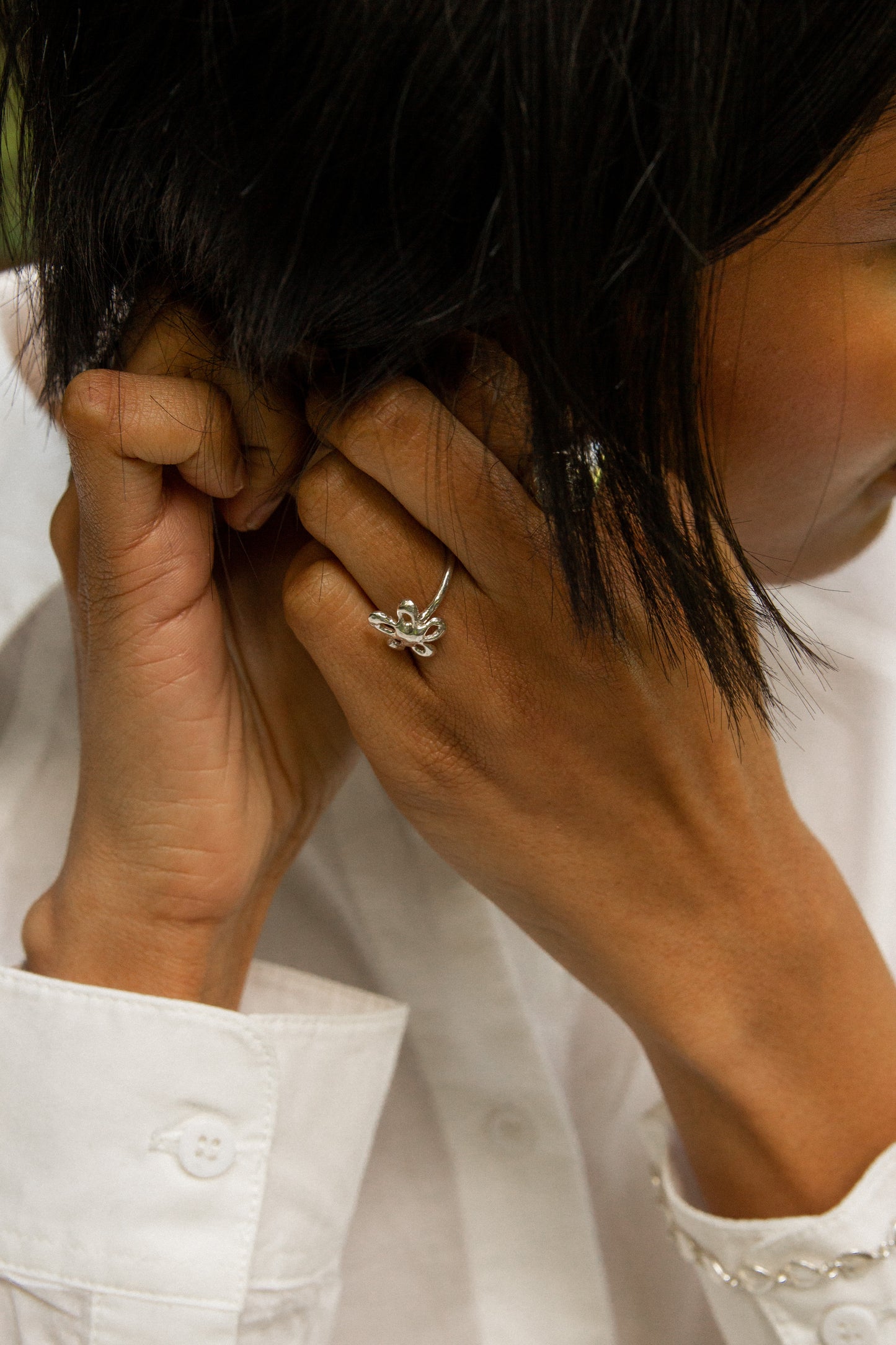Mini Flirty Flower Ring