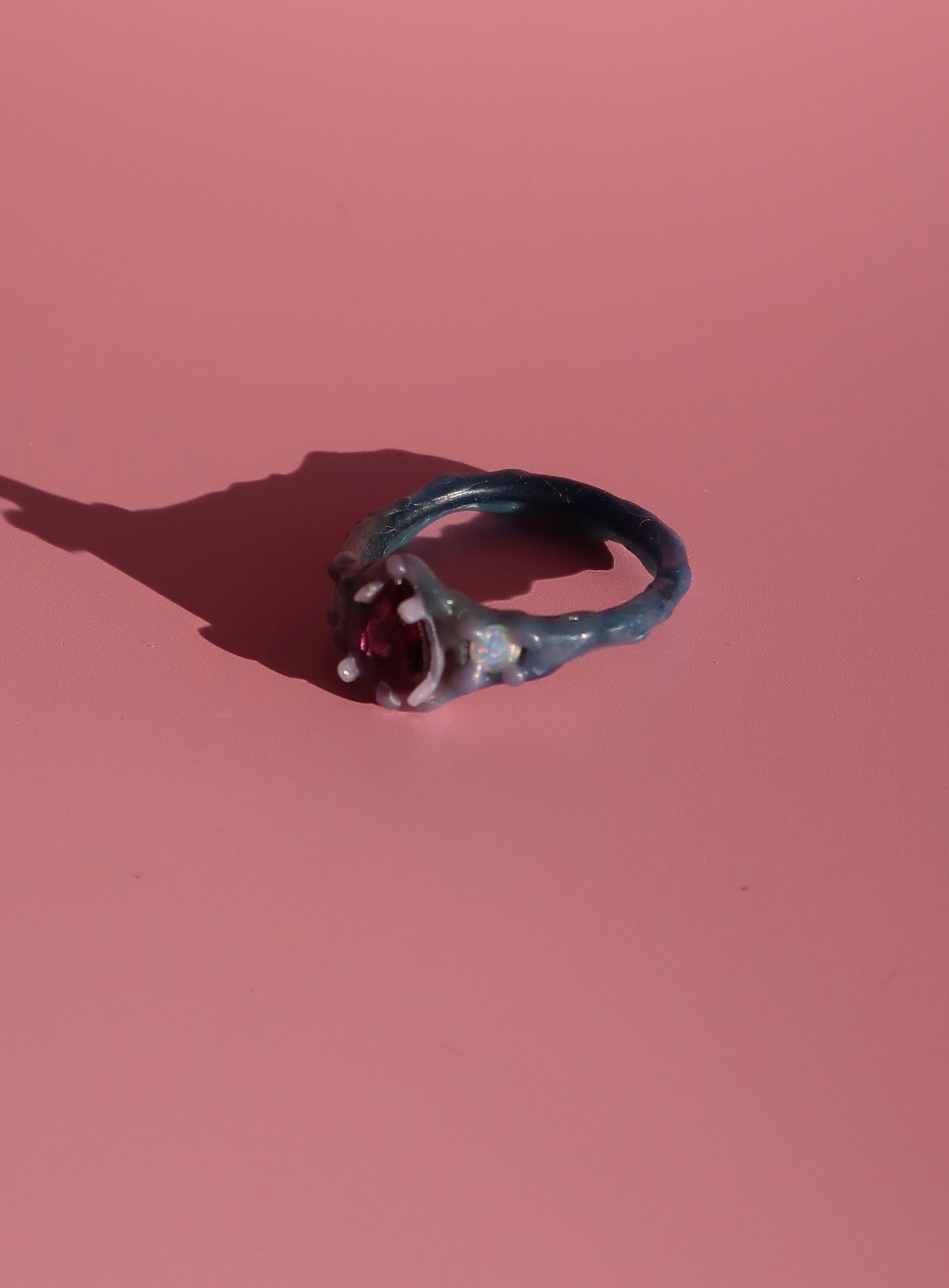 Wax - Garnet Fae Ring