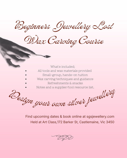 Beginners Jewellery Lost Wax Carving Course