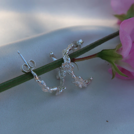 Small Wildflower Hoops