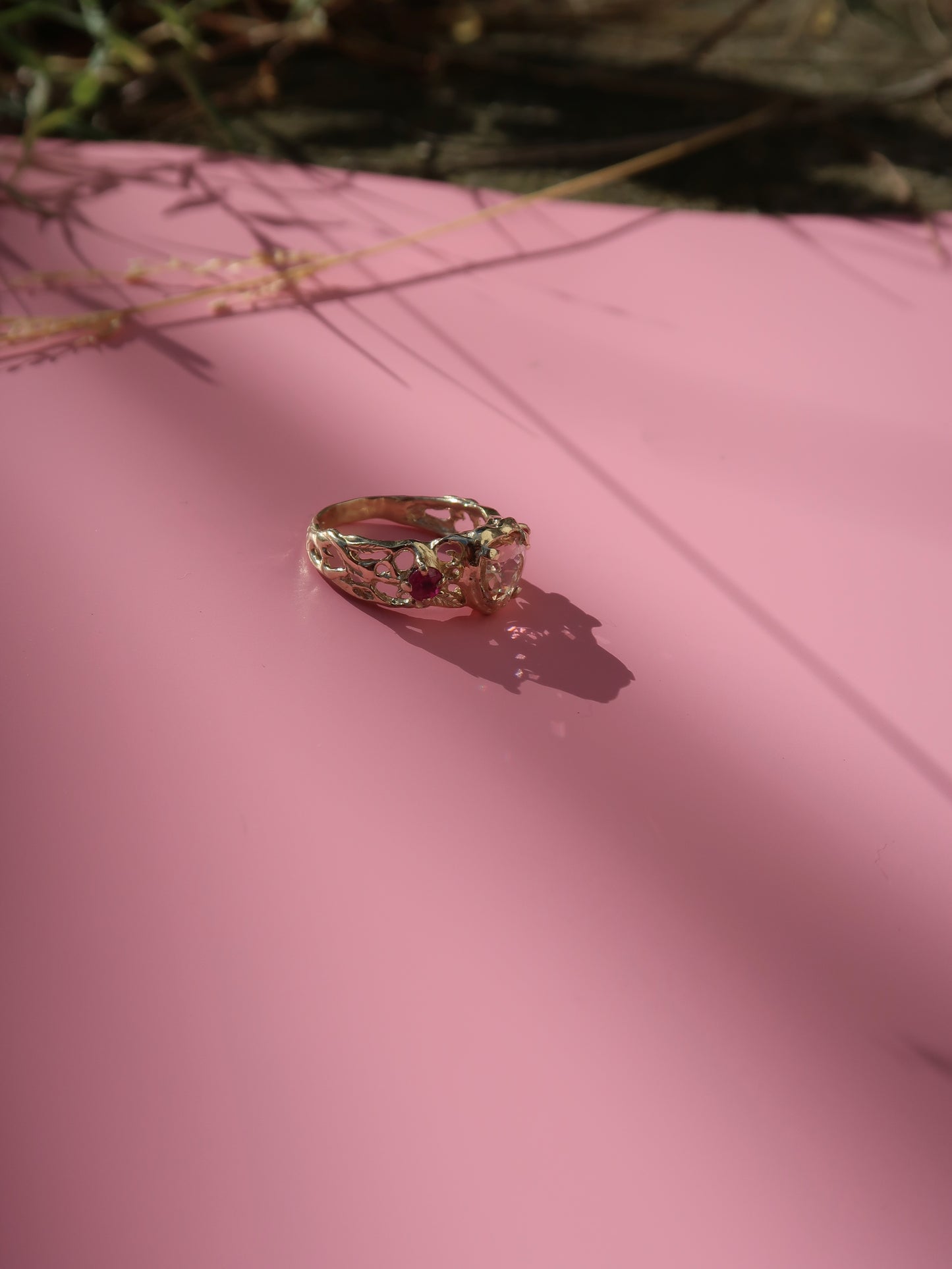 Bespoke Heart Fern Ring