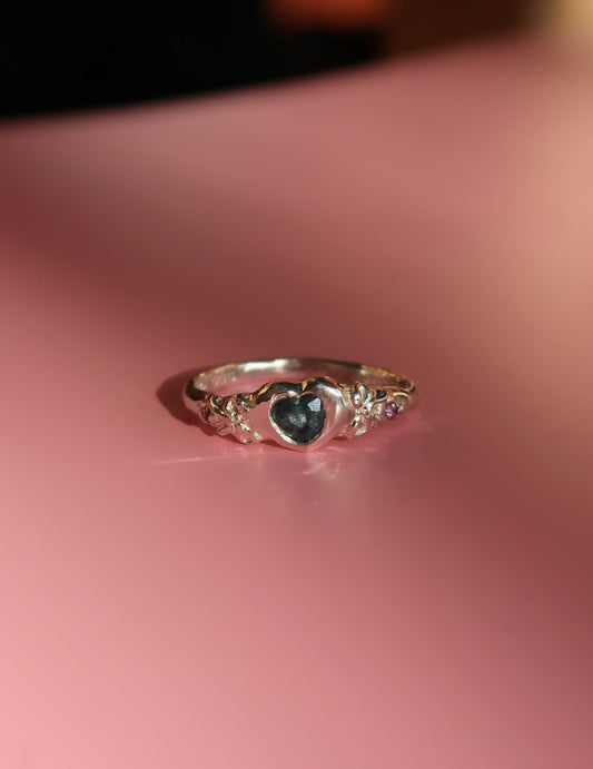 Bespoke Sapphire Sweetheart Ring