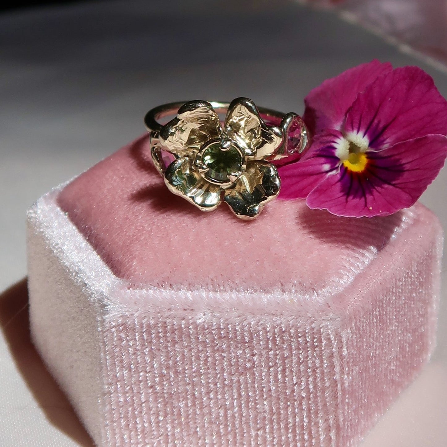 Bespoke Pansy Ring