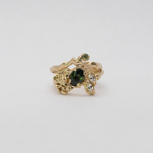 Bespoke Midnight Rose Sapphire Ring