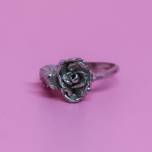Sculpted Rose Ring