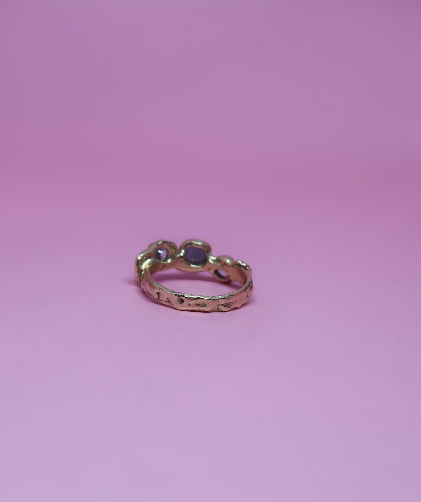 Bespoke Blue Rosalie Ring