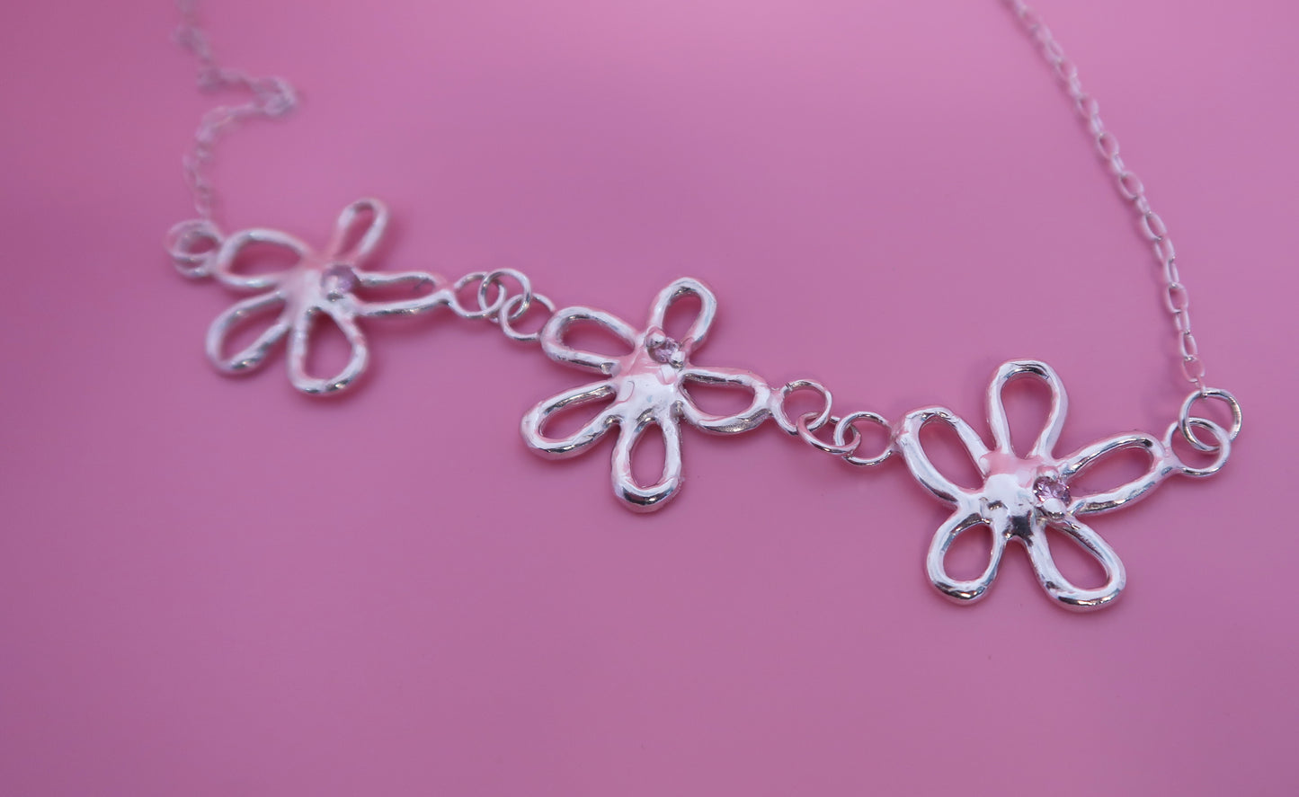 Flirty Flowers Necklace